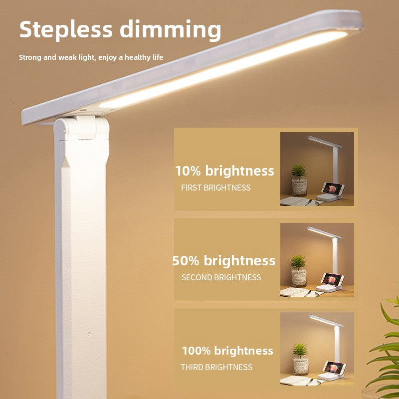 Adjustable Eye Protection LED Desk Lamp with Touch Control, Three levels dimming and color adjustment