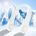 Portable USB Neck Hanging Fan with Rechargeable Battery