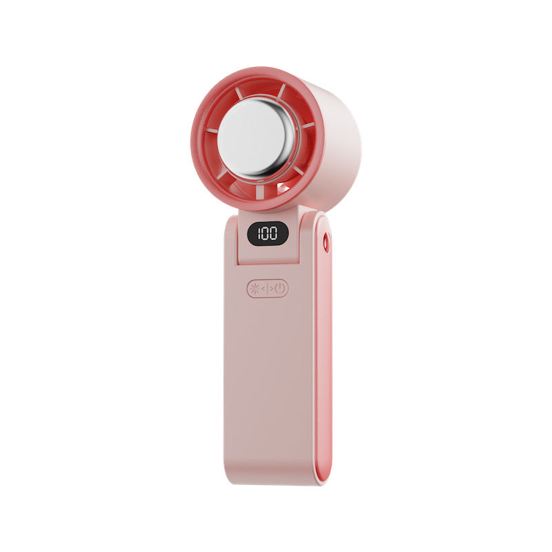 Rechargeable 2000-4000mAh Semiconductor Cooling Handheld Fan, Small Pocket Fans for Travel/Outdoor/Home/Office