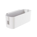 Adhesive Wall Mount Storage Basket with Hooks