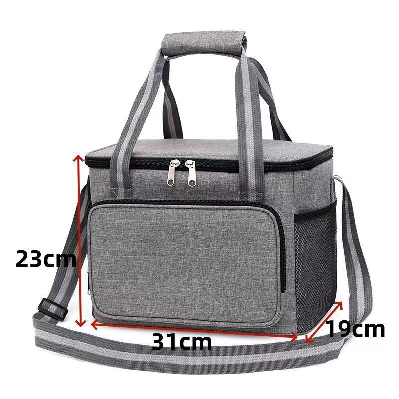 Portable and Durable Insulated Cooler Bag, Oxford cloth