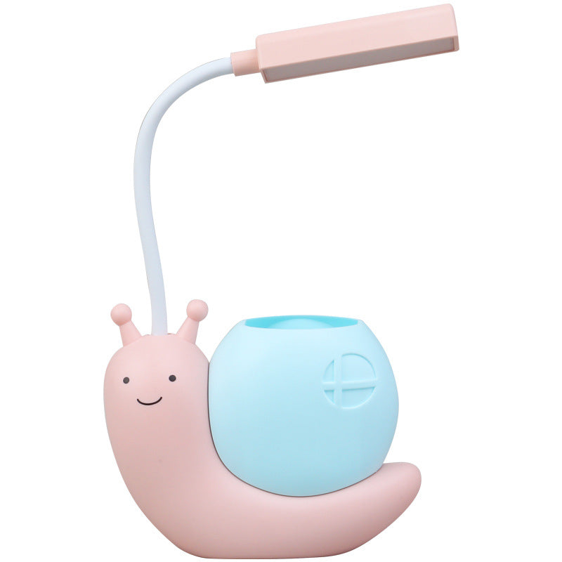 Pastoral Style Cartoon Snail LED Desk Lamp