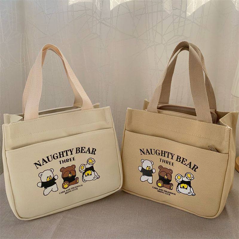 Insulated Tote Lunch Bag, Thick, Compact and Portable