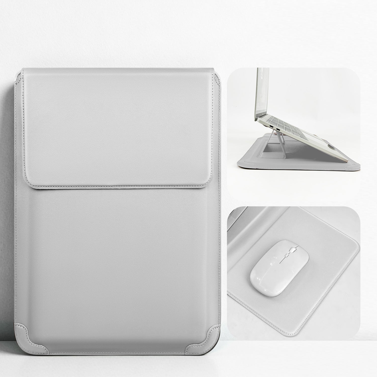 Laptop protective case/sleeve with stand