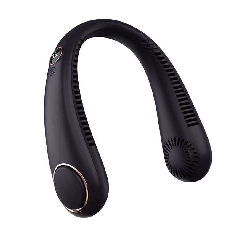 Portable USB Neck Hanging Fan with Rechargeable Battery