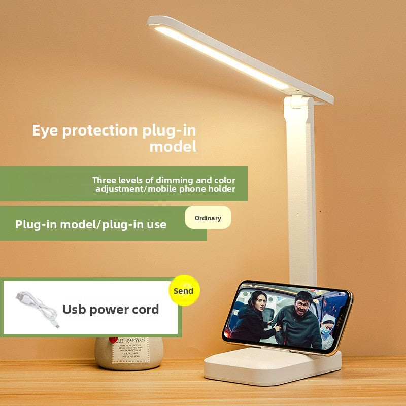Adjustable Eye Protection LED Desk Lamp with Touch Control, Three levels dimming and color adjustment
