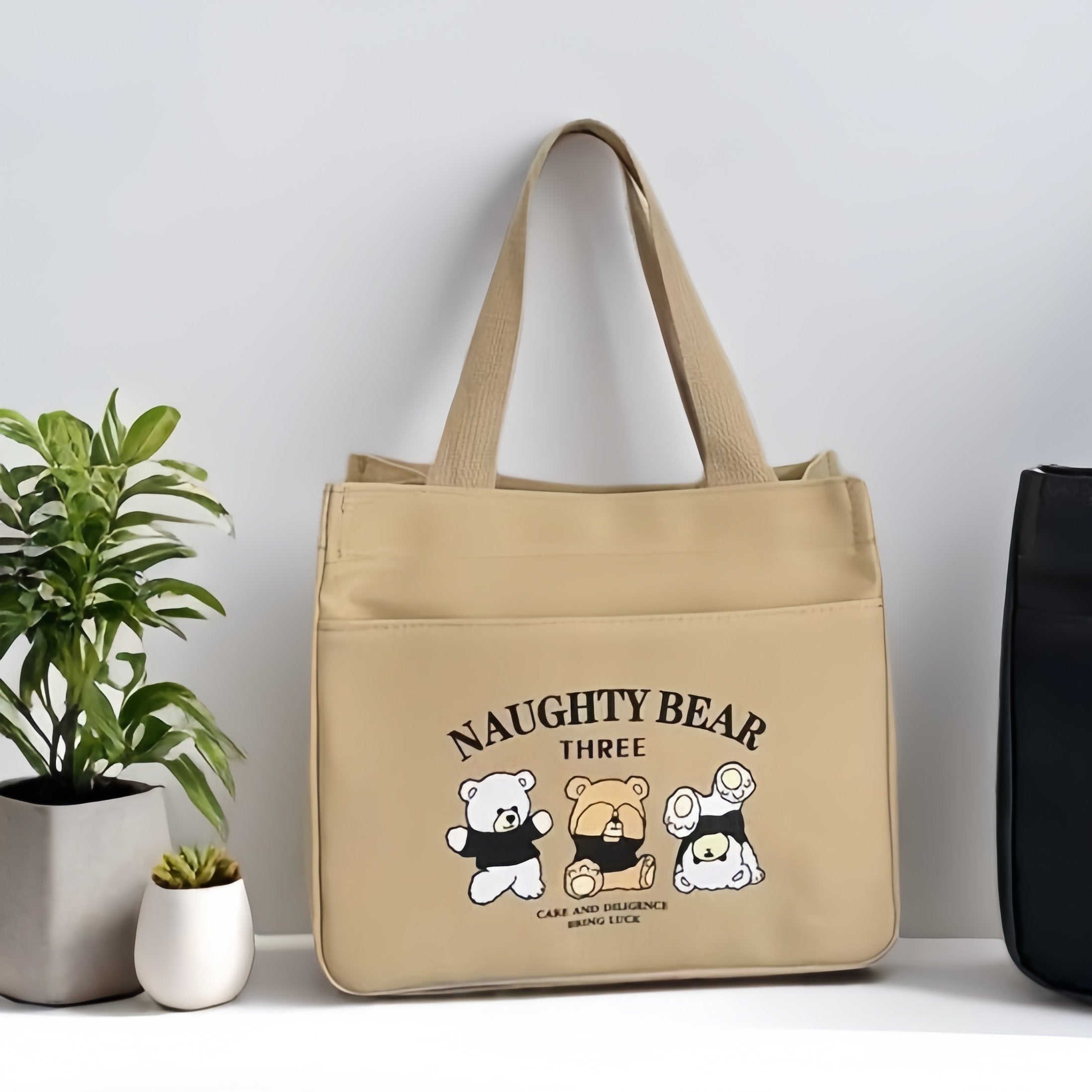 Insulated Tote Lunch Bag, Thick, Compact and Portable
