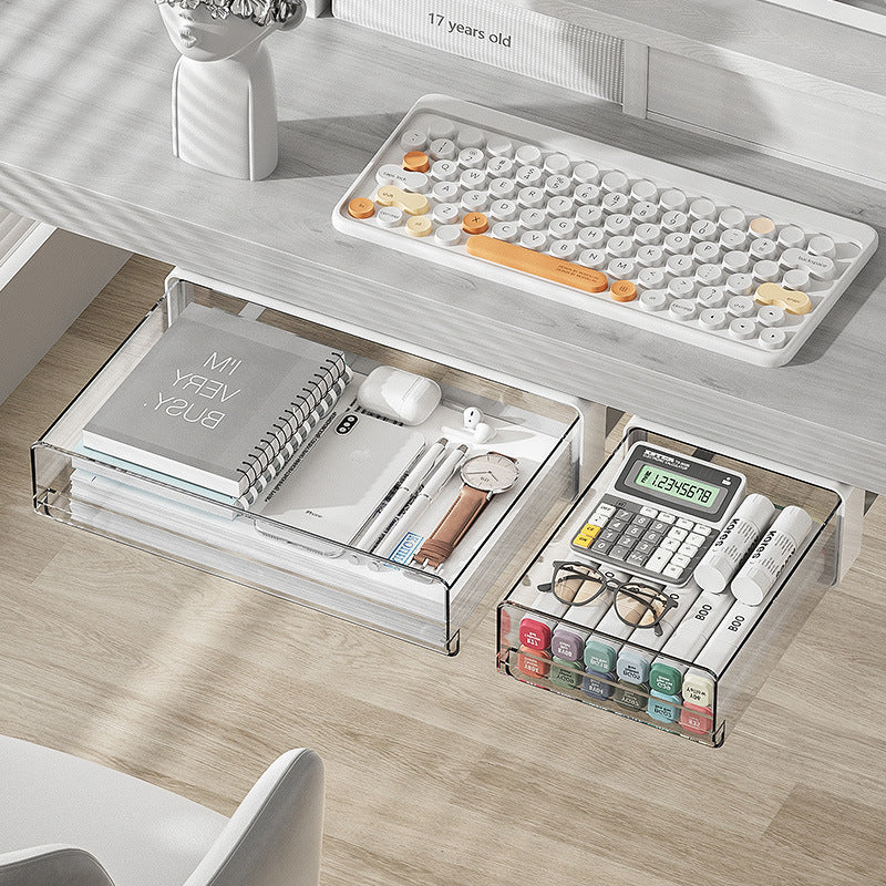 Under-Table Drawer Storage Box