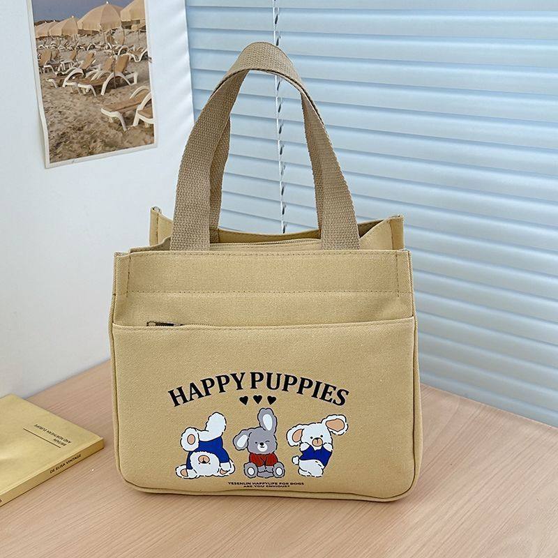 Insulated Tote Lunch Bag, Thick, Compact and Portable