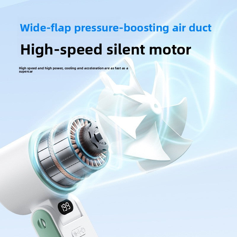 Rechargeable 2000-4000mAh Semiconductor Cooling Handheld Fan, Small Pocket Fans for Travel/Outdoor/Home/Office
