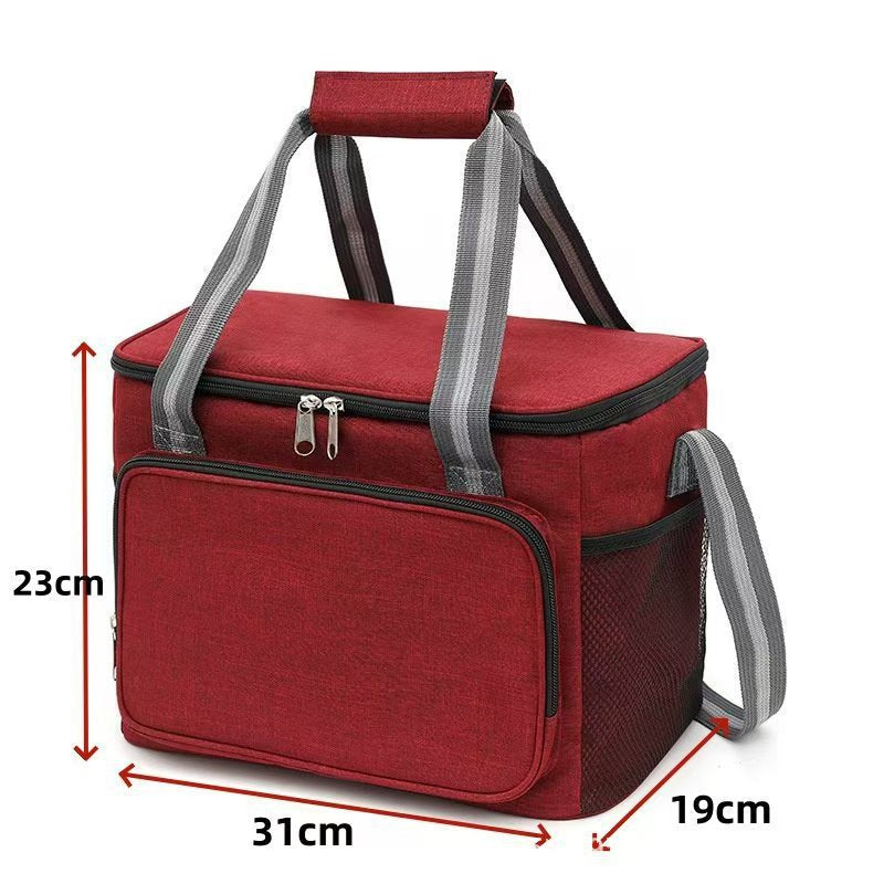 Portable and Durable Insulated Cooler Bag, Oxford cloth