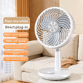 Silent Rechargeable 2400mah USB Desk Fan with Stepless Speed, Silent Operation, Automatic Oscillation, Compact & Portable