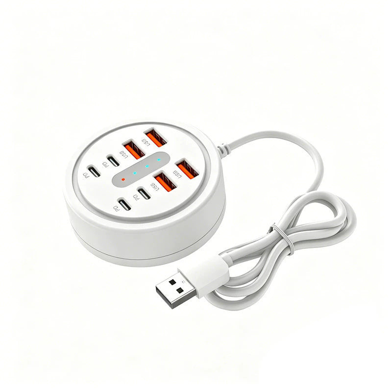 Multi Port USB Hub Adapter with PD Fast Charging