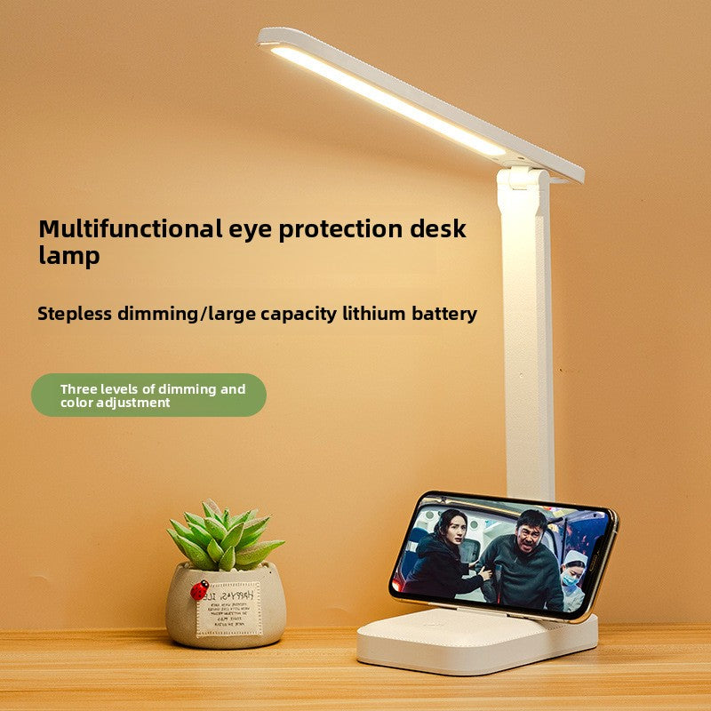 Adjustable Eye Protection LED Desk Lamp with Touch Control, Three levels dimming and color adjustment