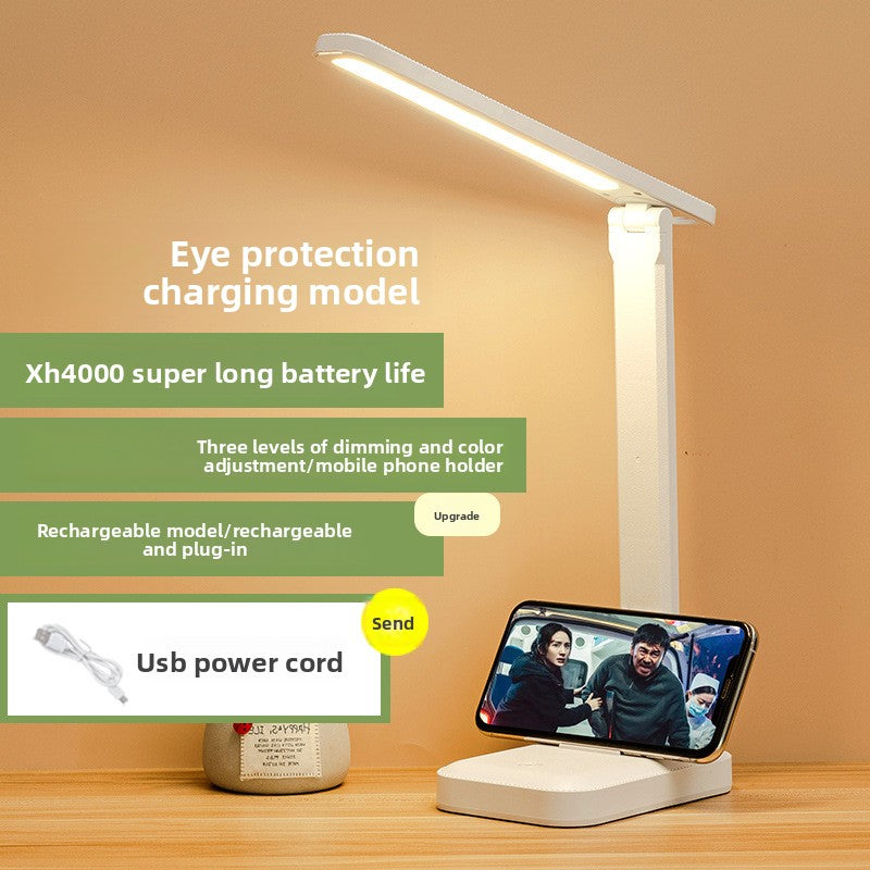 Adjustable Eye Protection LED Desk Lamp with Touch Control, Three levels dimming and color adjustment