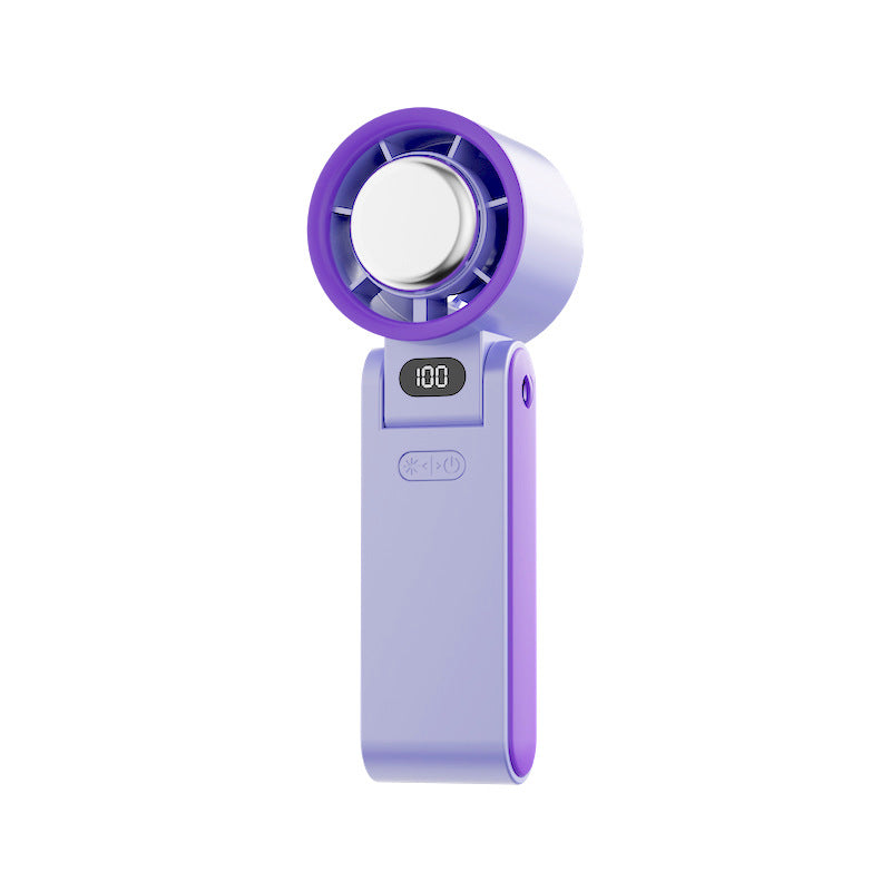 Rechargeable 2000-4000mAh Semiconductor Cooling Handheld Fan, Small Pocket Fans for Travel/Outdoor/Home/Office